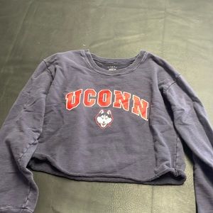 Uconn crop sweatshirt